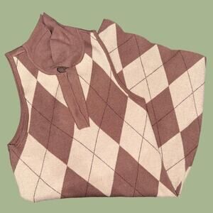 Rsq tillys brown sweater vest